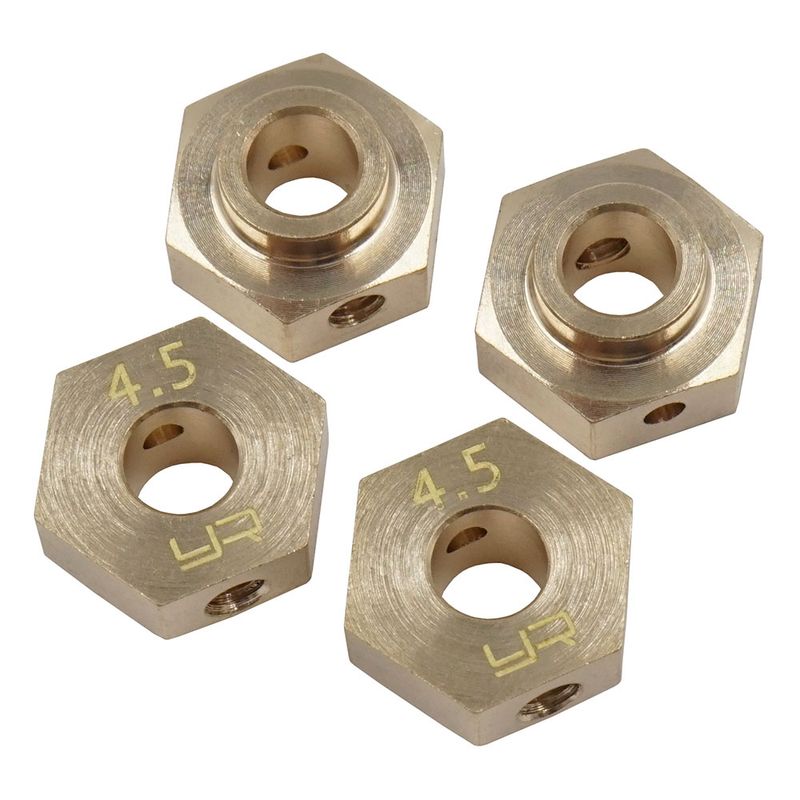 AXSC-019 - Brass Hex Adaptor 4.5g For Axial Capra/SCX10III (4)