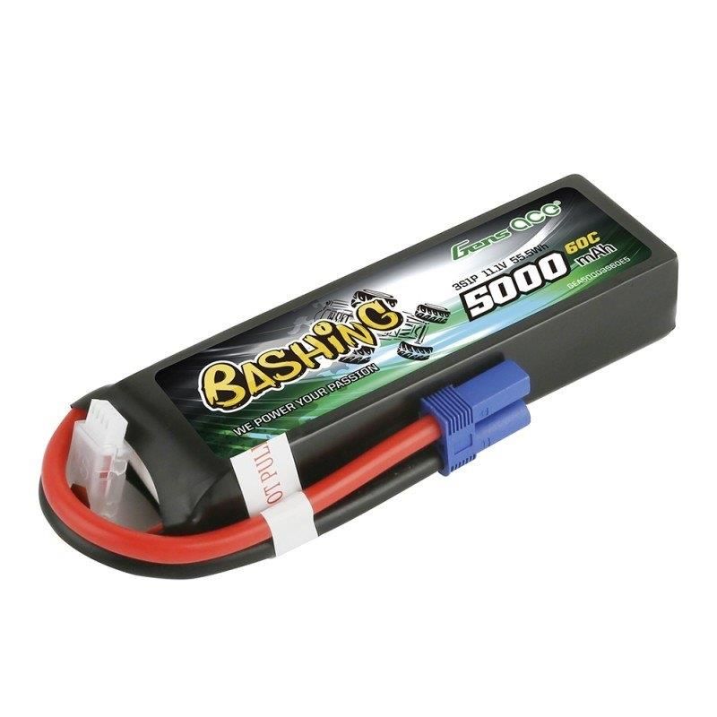 3s 5000mAh - 60C - Gens Ace Bashing G-Tech EC5