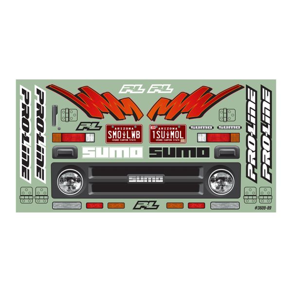 PRO360900 - 1/10 Sumo L Clear Body 12.3" (313mm) Wheelbase Crawlers