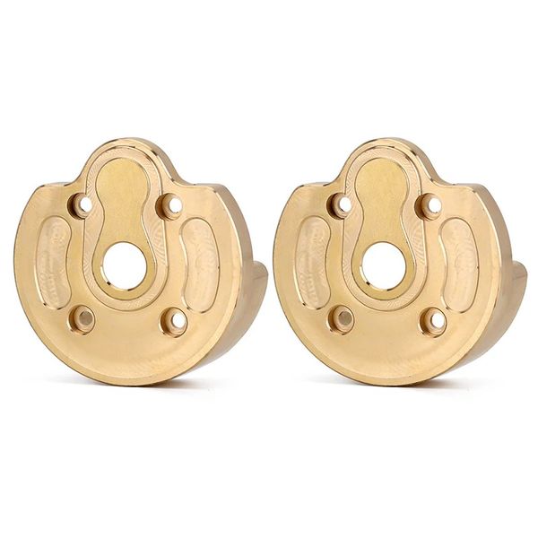 INJORA 82g Heavy Duty Brass Portal Steering Knuckle Caps B for SCX10 III Capra 1.9