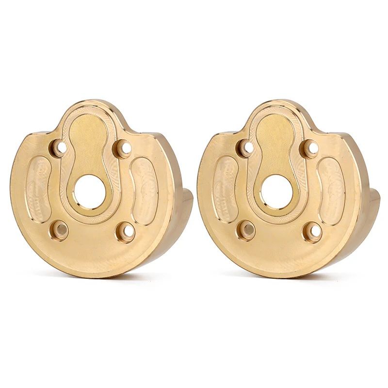 INJORA 82g Heavy Duty Brass Portal Steering Knuckle Caps B for SCX10 III Capra 1.9