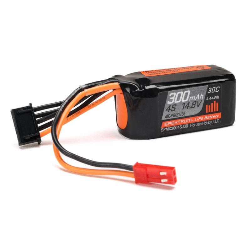 4s 300mAh 14.8V - 30C - Spektrum UMX JST
