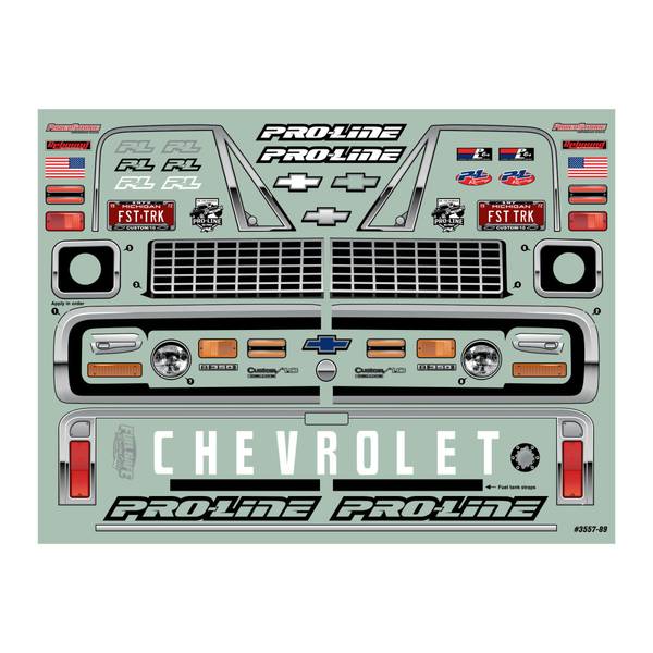 PRO3557-00 - 1/10 1972 Chevy C-10 Clear Body: Drag Car