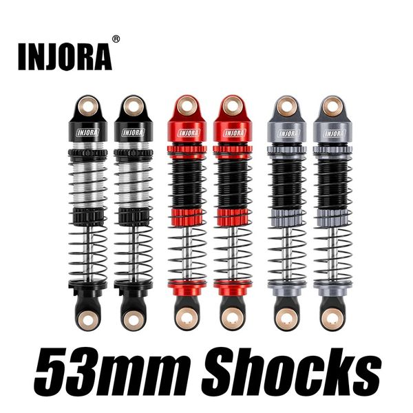 INJORA 53mm Aluminum Oil Shocks for 1/18 TRX4M (4)