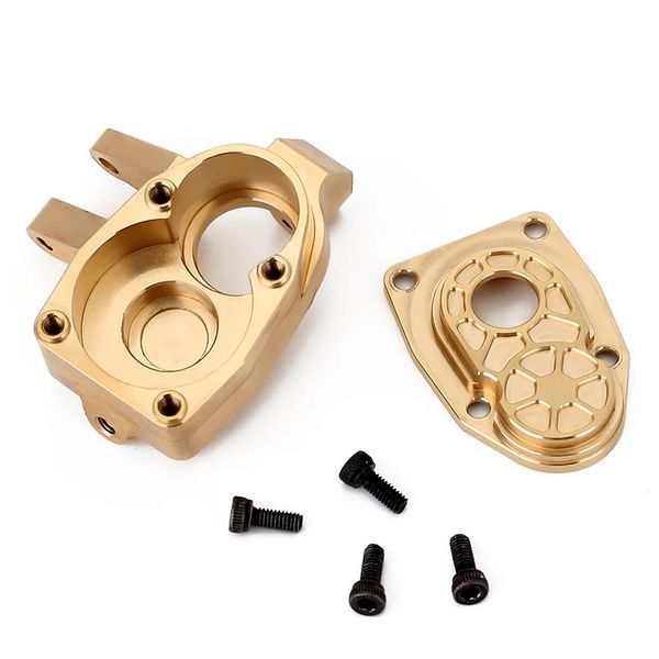 INJORA Heavy Duty Brass Portal Steering Knuckle Set B for Axial SCX10 III Capra 1.9