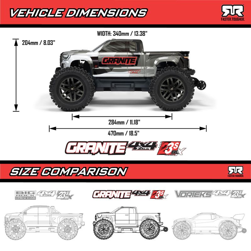 1/10 Granite V4 223S DCS 4x4 Brushless MT RTR
