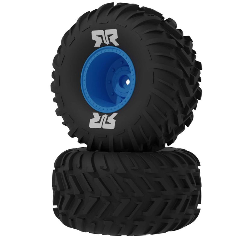 ARRMA dBoots Cut Chevron MT Tire Set Glued (2)