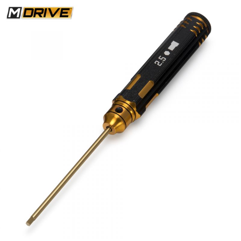 M-Drive - Pro TiN - 2.5mm Rett Unbrako med Håndtak (1)