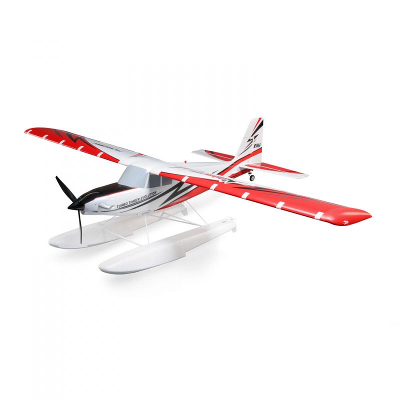 E-Flite Turbo Timber Evolution 1.5m BNF AS3X/SAFE med Flottører