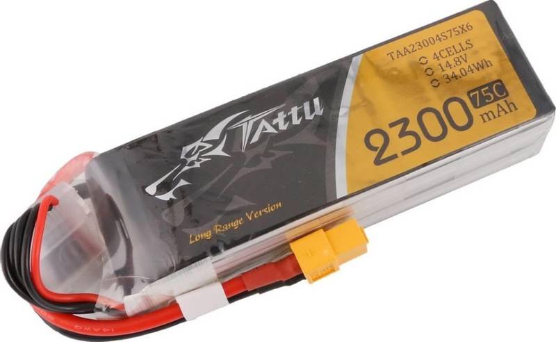 4s 2300mAh - 75C - Gens Ace Tattu XT60