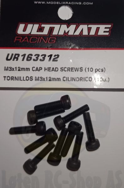 Screws - Cap Head - Allen - M3 x 12mm (10 pcs)