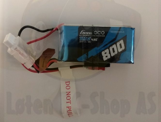 Hovedbilde 3s 800mAh - 45C - Gens ...