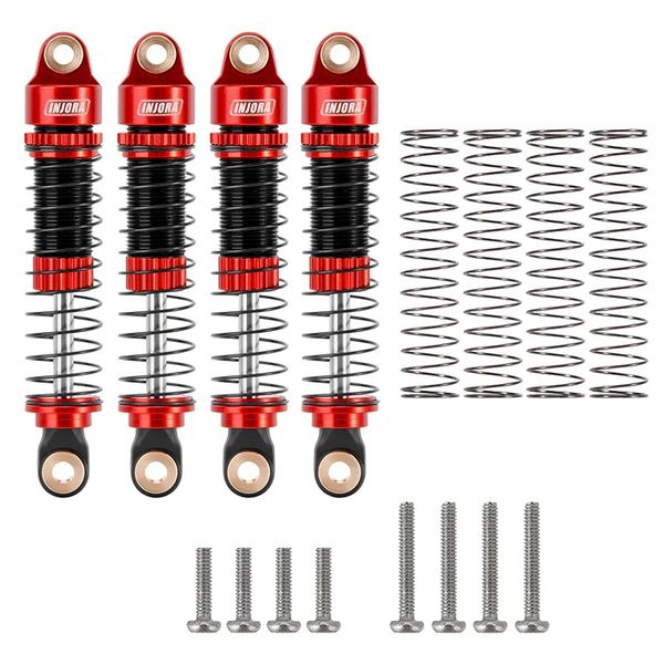 INJORA 53mm Aluminum Oil Shocks for 1/18 TRX4M (4)