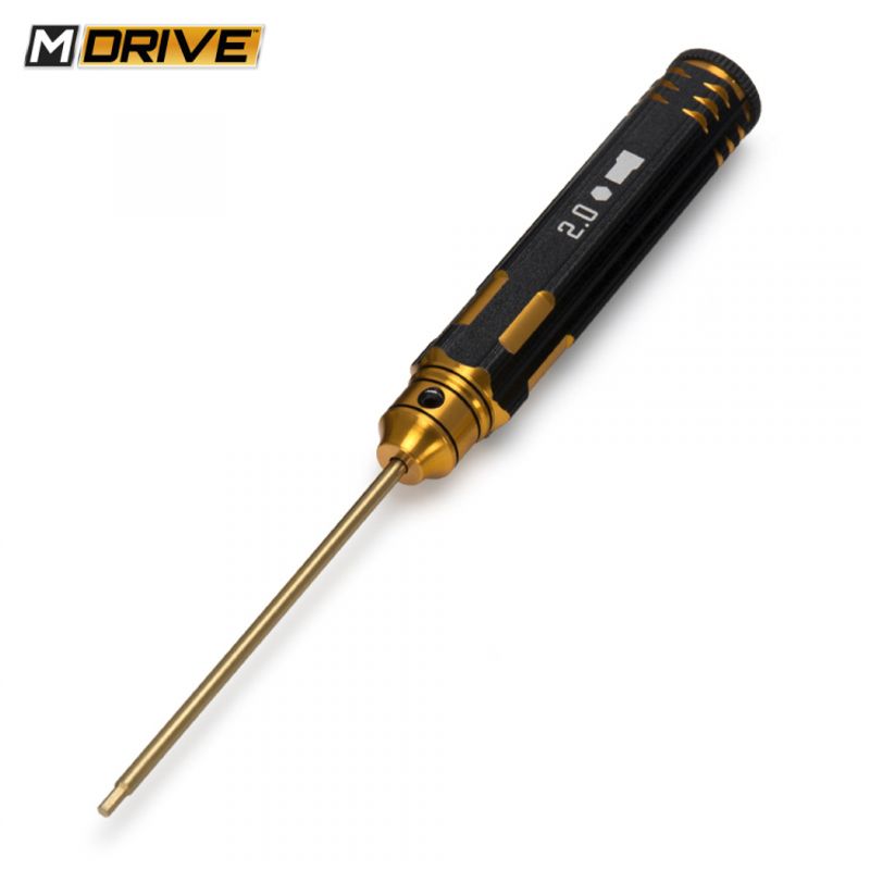 M-Drive - Pro TiN - 2.0mm Rett Unbrako med Håndtak (1)