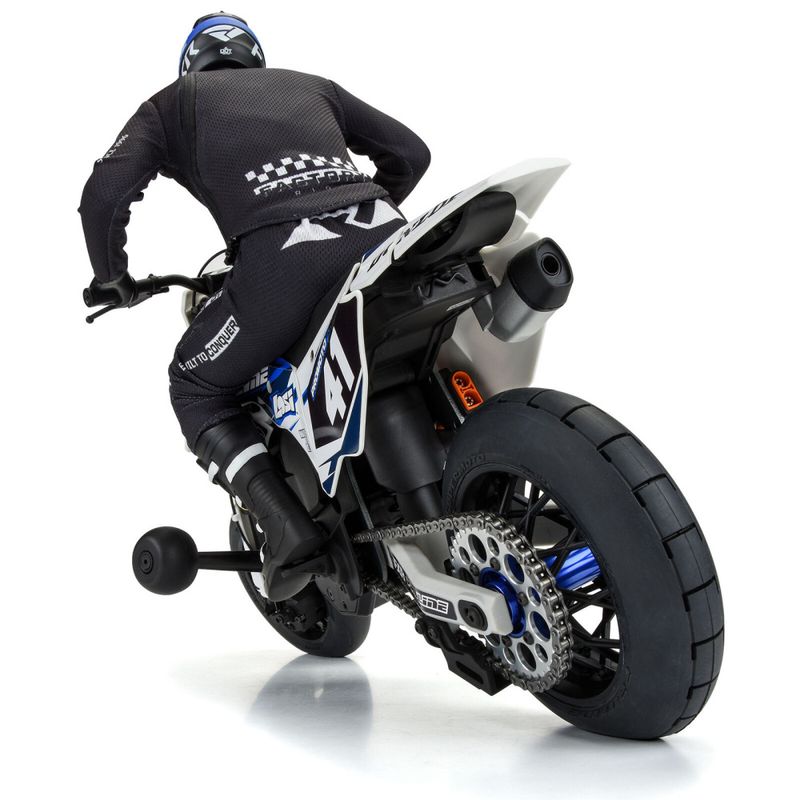 1/4 Supermoto S3 Motorsykkelhjul (Bak) MTD Svart (1)
