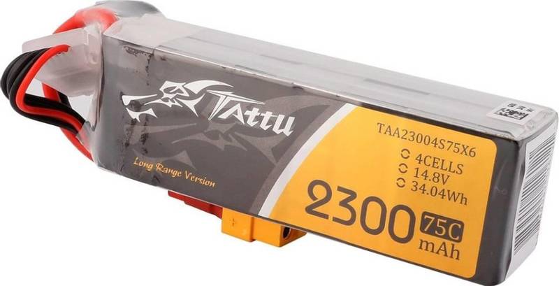 4s 2300mAh - 75C - Gens Ace Tattu XT60