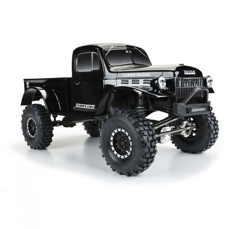 PRO3499-18 - 1946 Dodge Power Wagon Black Body 313mm Wheelbase