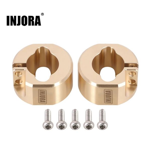 INJORA 2PCS 14g/pcs Brass Rear Axle Counterweights for 1/18 TRX4M